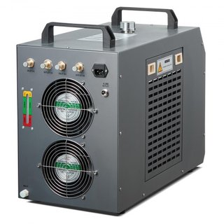 Enfriador de Agua Industrial, CW-5202, Sistema de Enfriamiento de Agua Industrial con Compresor Incorporado, Capacidad del Tanque de Agua de 7L, Tasa de Flujo Máxima de 18 L/min, para Máquina de G...