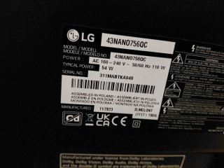 TV LG Rota por Mudanza