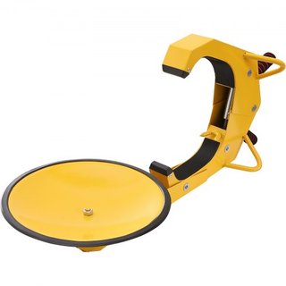 Abrazadera de Rueda, Bloqueo de Rueda para Remolque de 2 Piezas, Bloqueo de Neumático Antirrobo de Alta Resistencia, Bloqueo Ajustable para Neumáticos, Garras de Neumático, Bloqueos de Rueda para ...