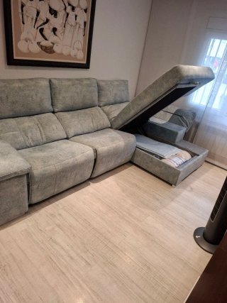Sofá Cama con Motor y USB