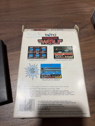 Caja Operation Wolf Taito Nintendo