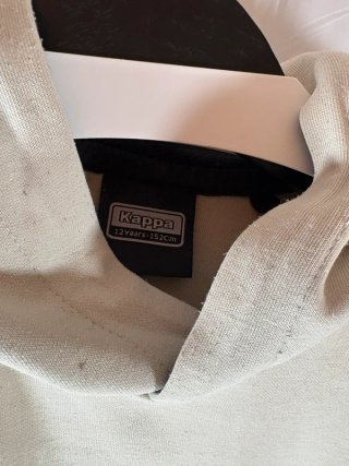 Sudadera Kappa Blanca Talla S