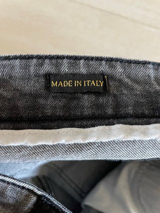 Jeans uomo grigio