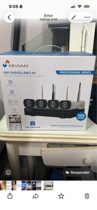 Kit Videovigilancia WiFi Nivian Profesional