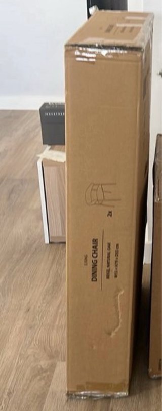 2 sedie Jysk beige nuove