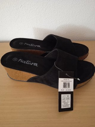 Sandalias cuña Natura