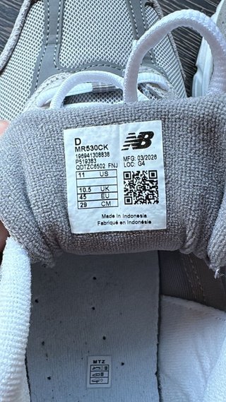 Zapatillas New Balance 530 Gris/Blanco