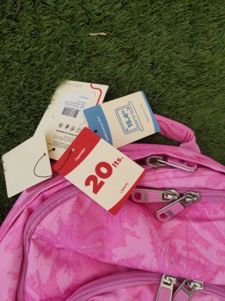 Mochila Totto Rosa Estampada