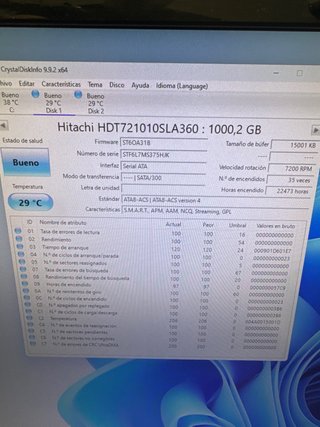 Lote 2 Discos Duros Hitachi 1TB
