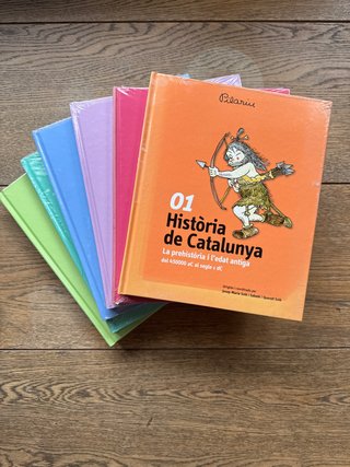 Colección de 7 libros Història de Catalunya