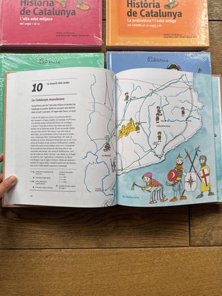 Colección de 7 libros Història de Catalunya