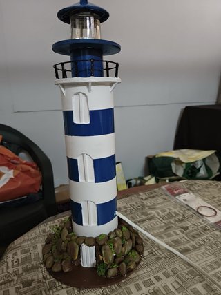 Farol decorativo hecho a mano