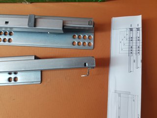 Amig Guías Correderas Acero Mod.40 (2 uds)