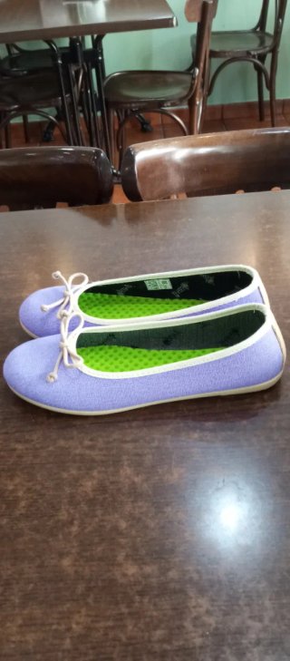 Bailarinas Moradas Talla 37 Nuevas