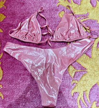 Bikini Tezenis rosa palo satinado