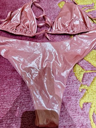 Bikini Tezenis rosa palo satinado