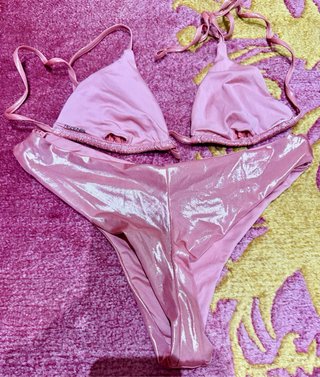 Bikini Tezenis rosa palo satinado