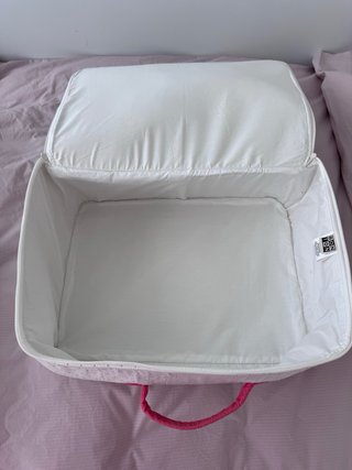 Maleta de tela floral marca Bonton