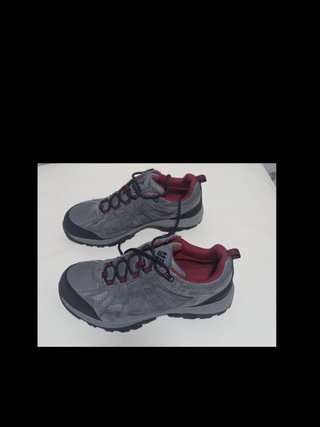 Zapatillas Columbia Impermeables Gris/Rojo