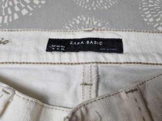 Bermudas vaqueras blancas Zara T. M