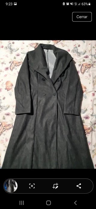 Gabardina gris