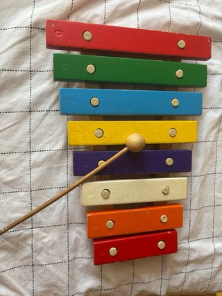 Xilófono de madera infantil