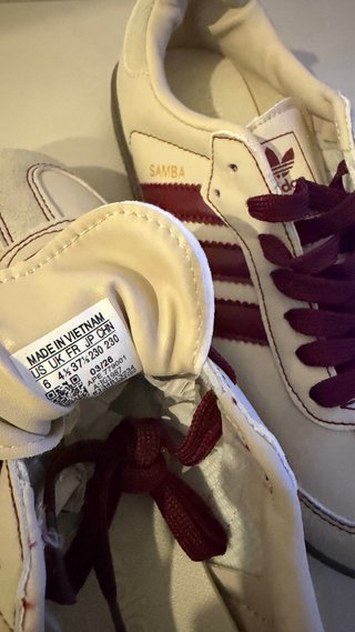 Adidas Samba OG Blancas y Rojas