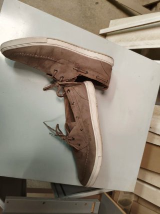 Zapatos náuticos Primark beige/marrón talla 42