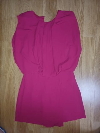Vestido Zara rosa tipo falda pantalón