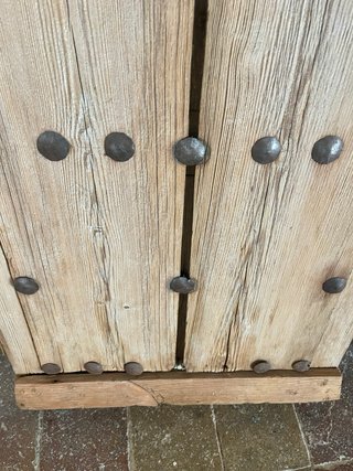 Puerta antigua madera Siglo XIX