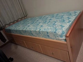 Cama individual 90 cm