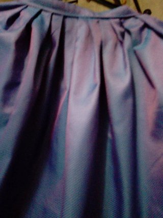 Falda Baturra y Manto Azul/Morado Talla Única