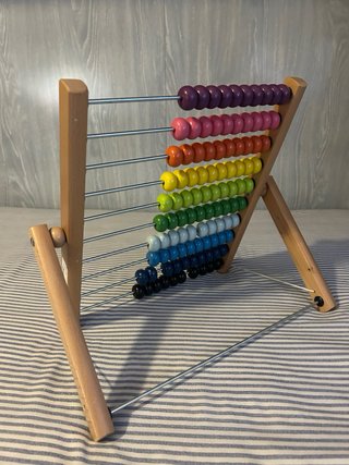 Ábaco de madera IKEA. Nuevo