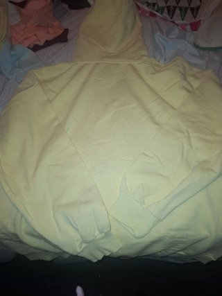 Sudadera Oversize Amarilla Talla Única