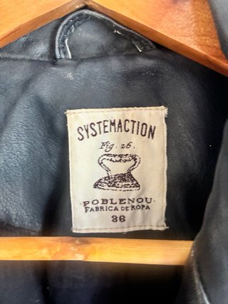 Cazadora Biker SYSTEMACTION Talla S Negra