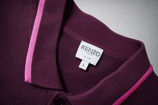 Polo Kenzo K-Fit Tiger Crest bordado Talla L