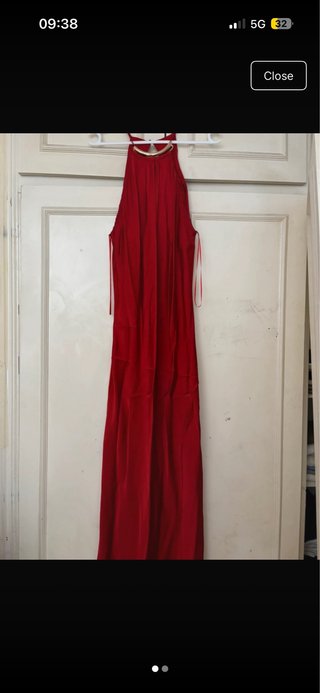 Vestido rojo largo fiesta