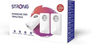 STRONG PLC 1000 Mbps | Pack 3 | multi TV sigillato