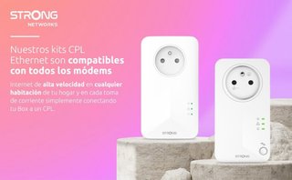 STRONG PLC 1000 Mbps | Pack 3 | multi TV sigillato