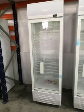 Armario vertical refrigerado puerta cristal