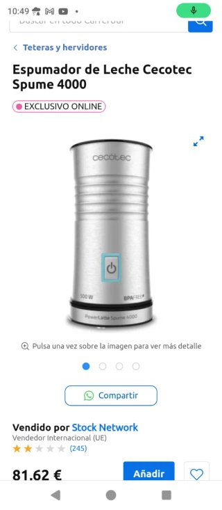 Cecotec Power Latte Spume 4000