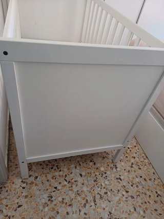 Cuna blanca 60x120cm