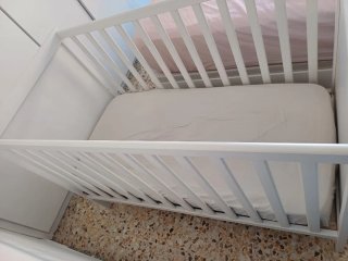 Cuna blanca 60x120cm