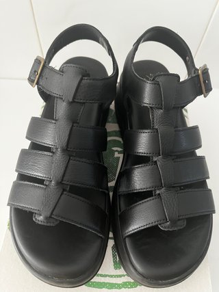 Sandalias Panama Jack Naila Piel Negra