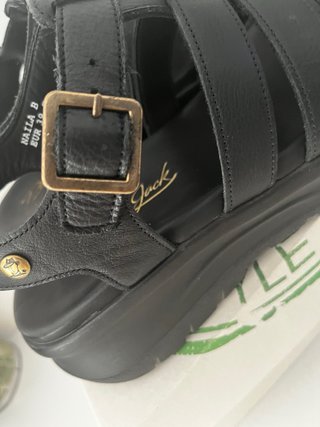 Sandalias Panama Jack Naila Piel Negra