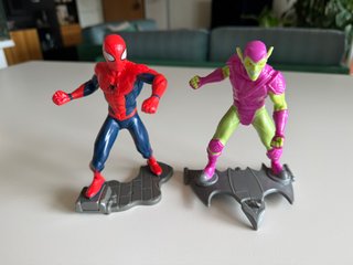 Action Figure Spiderman e Goblin Kinder Marvel