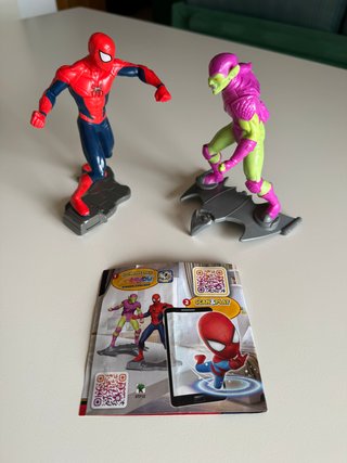 Action Figure Spiderman e Goblin Kinder Marvel