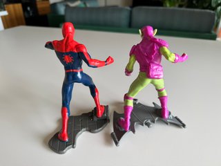 Action Figure Spiderman e Goblin Kinder Marvel