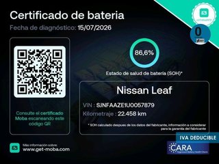 Nissan Leaf 40kWh Acenta 110 kW (150 CV)