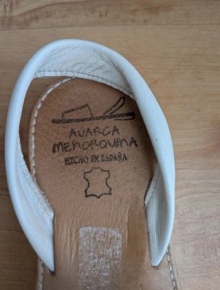 Avarca Menorquina Piel Multicolor